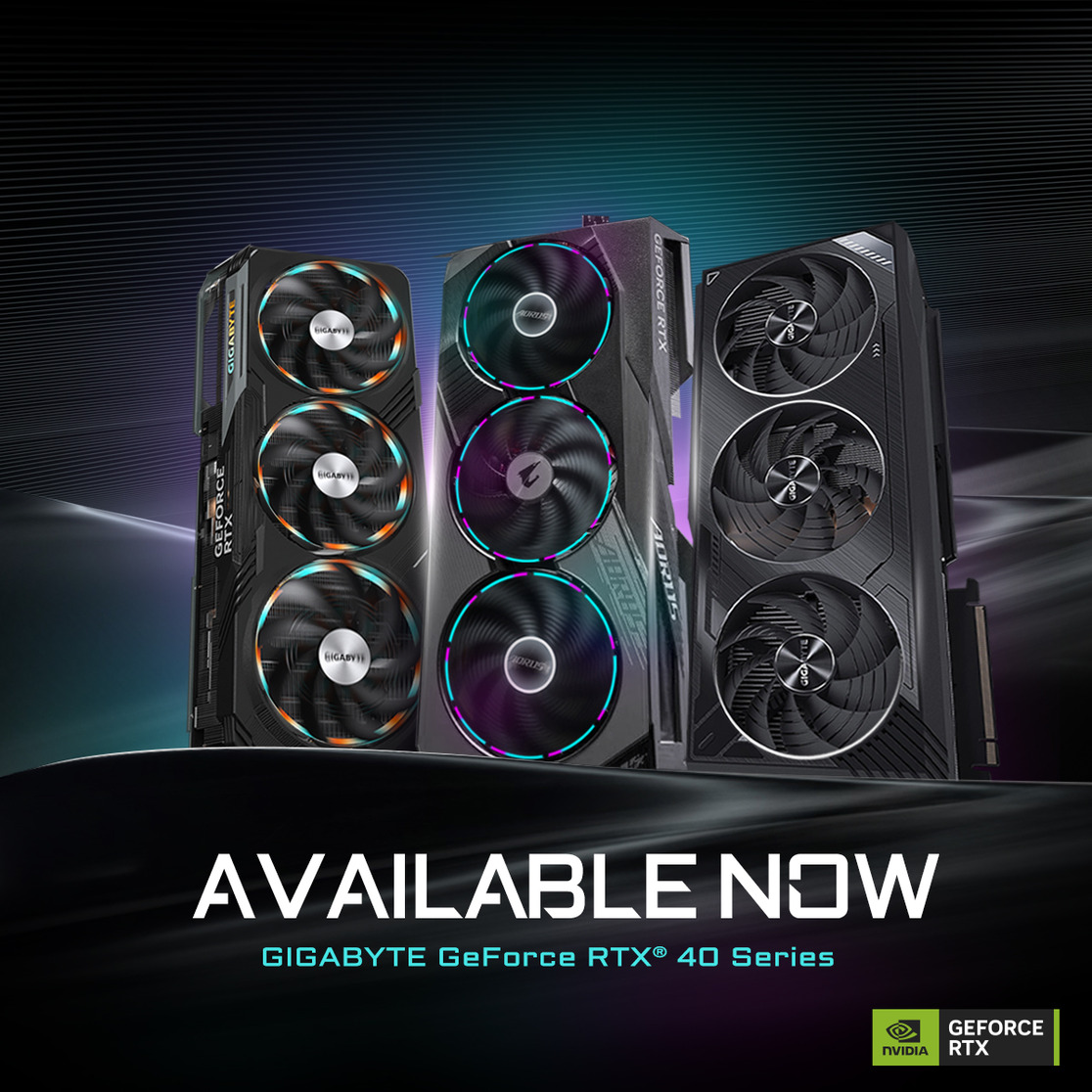 GIGABYTE GeForce RTX 40 Series Graphics Cards