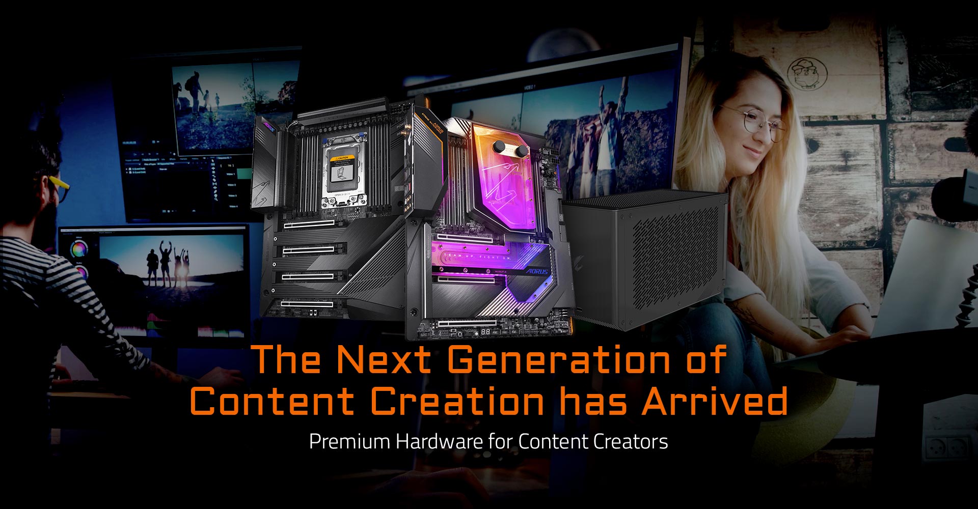 GIGABYTE Offers Top-of-the-line Hardware for Content Creators