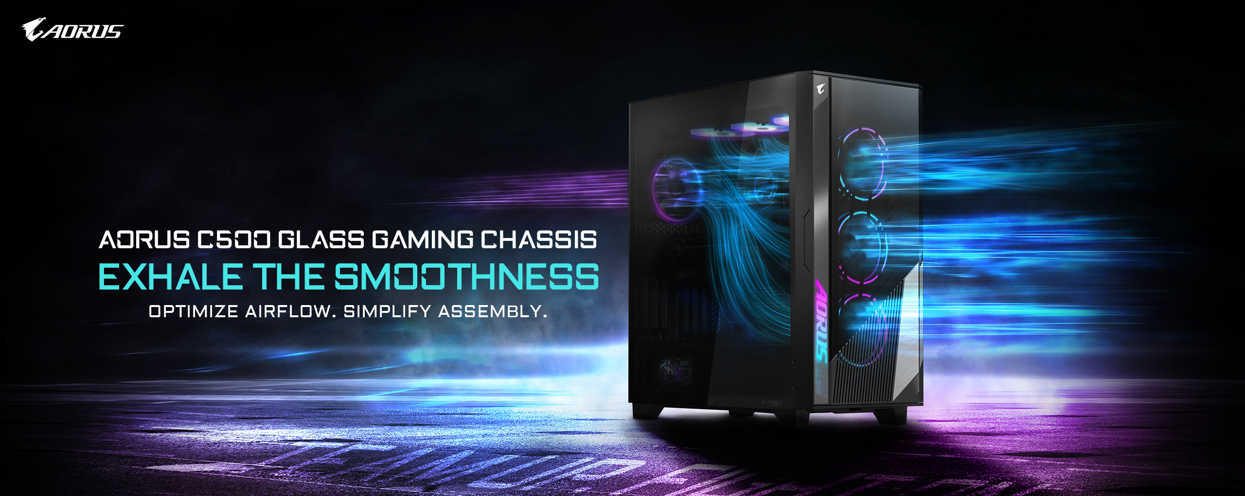 GIGABYTE Launches the New Gaming Case – AORUS C500 GLASS