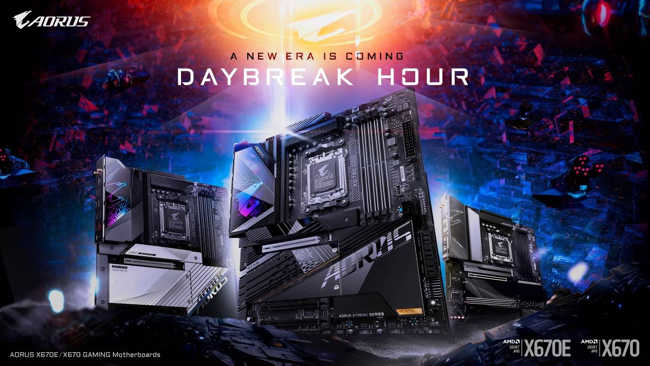 GIGABYTE Unveils AMD X670 Motherboards with Advancements in PC Experiences
