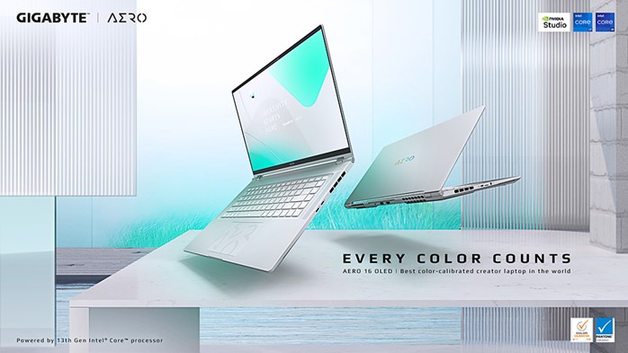 Rigorous Color Standard for Perfection: GIGABYTE Unveils New AERO Creator Laptop